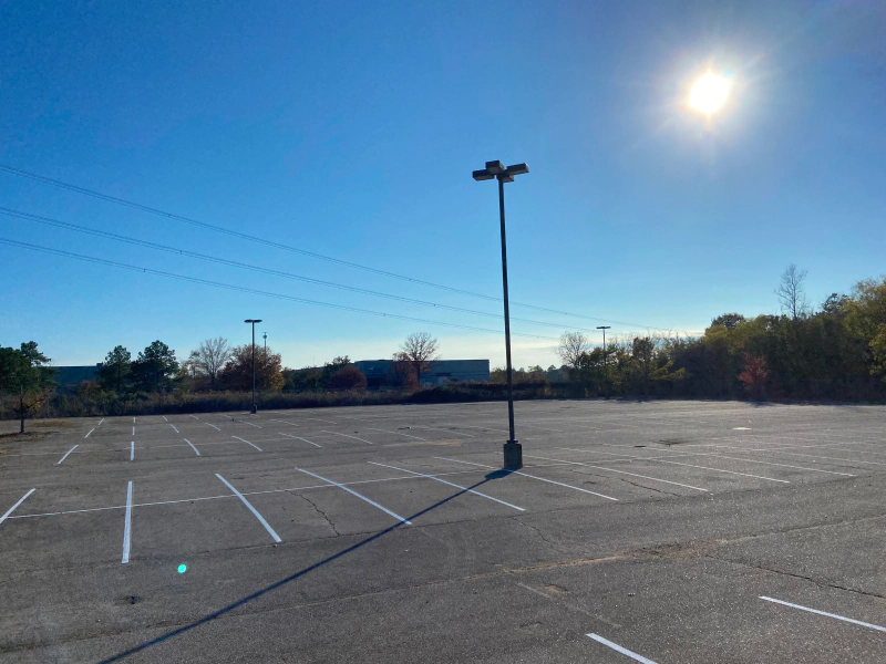Large Commercial Lot Re-Striping