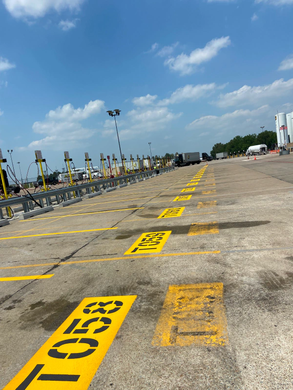 Industrial Dock Numbered Bays