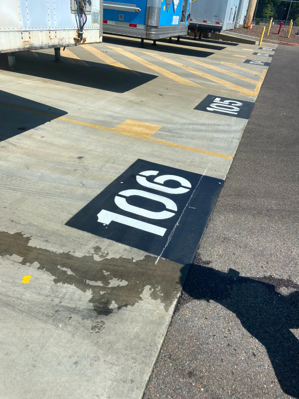 Loading Dock Bay Numbering