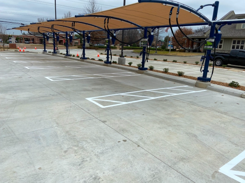 Drive-Through Parking Layout