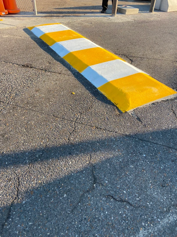 Speed Bump Safety Painting