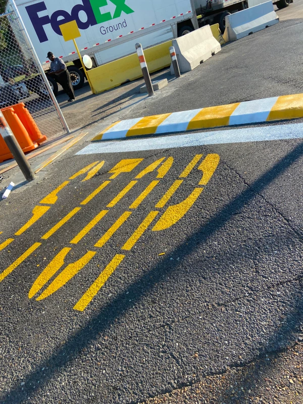 Facility Stop Marking & Speed Bump