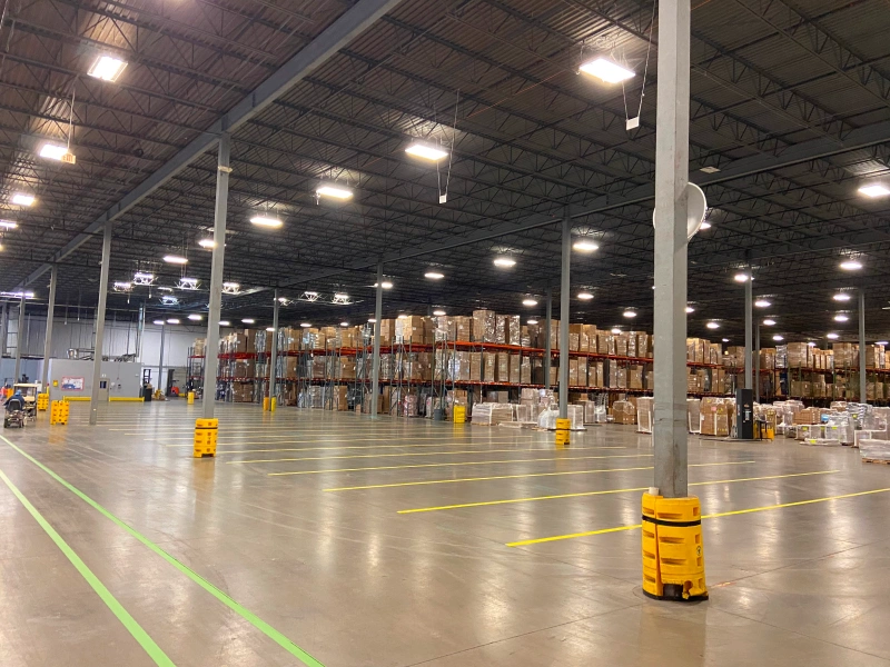 Large Warehouse Floor Markings